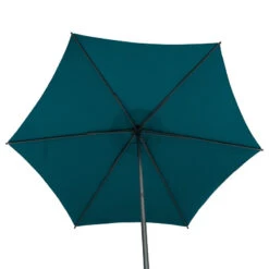 Parasol Droit Rond 2,7m Soya Bleu Canard Hespéride 13 Parasol Droit Rond 2,7m Soya Bleu Canard Hespéride -Jardin Meubles Magasin parasol droit rond 27m soya bleu canard hesperide 4