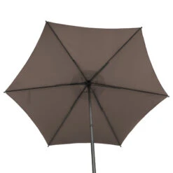 Parasol Droit Rond 2,7m Soya Taupe Hespéride 13 Parasol Droit Rond 2,7m Soya Taupe Hespéride -Jardin Meubles Magasin parasol droit rond 27m soya taupe hesperide 4
