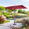 Parasol Mat Central 2x3 M Loompa Bordeaux Hespéride 1 Parasol Mat Central 2x3 M Loompa Bordeaux Hespéride -Jardin Meubles Magasin parasol mat central 2x3 m loompa bordeaux hesperide