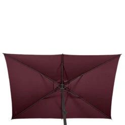 Parasol Mat Central 2x3 M Loompa Bordeaux Hespéride 14 Parasol Mat Central 2x3 M Loompa Bordeaux Hespéride -Jardin Meubles Magasin parasol mat central 2x3 m loompa bordeaux hesperide 4