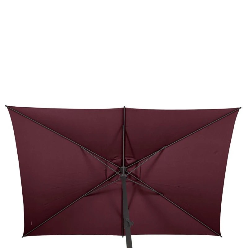 Parasol Mat Central 2x3 M Loompa Bordeaux Hespéride 7 Parasol Mat Central 2x3 M Loompa Bordeaux Hespéride – Image 5