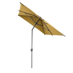 Parasol Mat Central 2x3 M Loompa Moutarde Hespéride -Jardin Meubles Magasin parasol mat central 2x3 m loompa moutarde hesperide 2