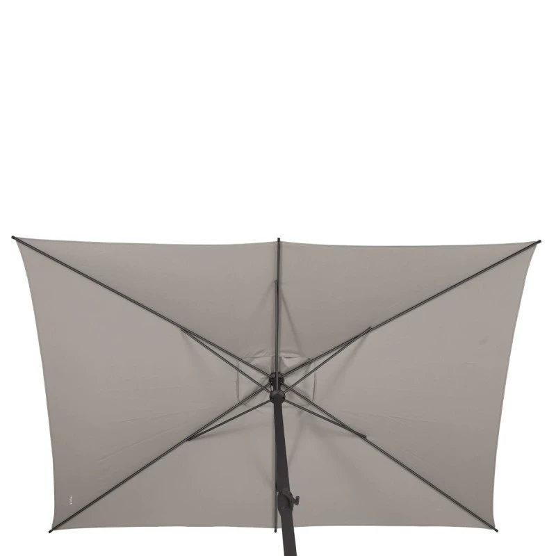 Parasol Mat Central 2x3 M Loompa Taupe Hespéride 7 Parasol Mat Central 2x3 M Loompa Taupe Hespéride – Image 5