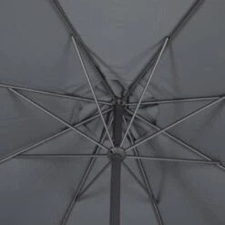 Parasol Mat Central Rond 3m Loompa Ardoise Hespéride 13 Parasol Mat Central Rond 3m Loompa Ardoise Hespéride -Jardin Meubles Magasin parasol mat central rond 3 loompa ardoise hesperide 4