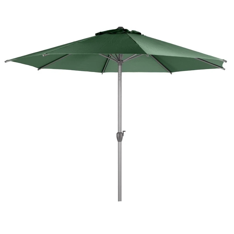Parasol Mat Central Rond 3m Loompa Olive Hespéride 4 Parasol Mat Central Rond 3m Loompa Olive Hespéride – Image 2