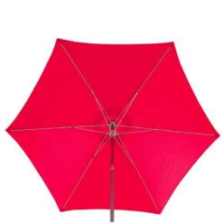 Parasol Rond 2,3m Anzio Grenade Hespéride 9 Parasol Rond 2,3m Anzio Grenade Hespéride -Jardin Meubles Magasin parasol rond 23m anzio grenade hesperide 1