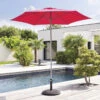 Parasol Rond 2,3m Anzio Grenade Hespéride -Jardin Meubles Magasin parasol rond 23m anzio grenade hesperide
