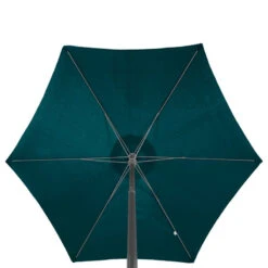 Parasol Rond 2,3m Anzio Bleu Canard Hespéride -Jardin Meubles Magasin parasol rond anzio bleu canard hesperide 1 2