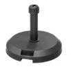Pied De Parasol 29kg Béton Noir Hespéride -Jardin Meubles Magasin pied de parasol 29kg beton noir hesperide