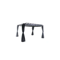 Rideaux Opaques Pour Tonnelle Belize 3,8x3m Hespéride -Jardin Meubles Magasin rideaux opaques pour tonnelle belize 38x3m hesperide 2