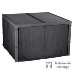 Rideaux Pour Tonnelle Majaé 3,6x3,6 M Hespéride