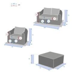 Salon 4 Places Moorea Terre Ombre Hespéride 17 Salon 4 Places Moorea Terre Ombre Hespéride -Jardin Meubles Magasin salon 4 places moorea terre ombre hesperide 1 7