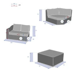 Salon Angle Moorea 5 Places Savana Hespéride 21 Salon Angle Moorea 5 Places Savana Hespéride -Jardin Meubles Magasin salon angle moorea 5 places savana hesperide 9