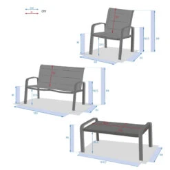 Salon De Jardin 4 Places Elyn Vert Olive / Graphite Hespéride 15 Salon De Jardin 4 Places Elyn Vert Olive / Graphite Hespéride -Jardin Meubles Magasin salon de jardin 4 places elyn vert olive graphite hesperide 6