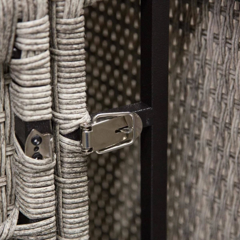 Salon De Jardin Polynésia Coloris Havane Hespéride 8 Salon De Jardin Polynésia Coloris Havane Hespéride – Image 6