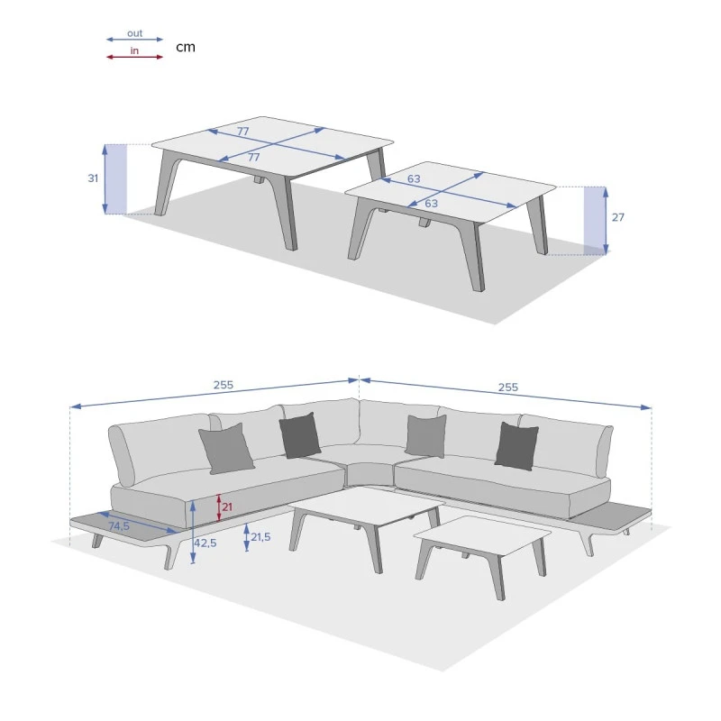 Salon De Jardin Pulpy Gris Hespéride 11 Salon De Jardin Pulpy Gris Hespéride – Image 9