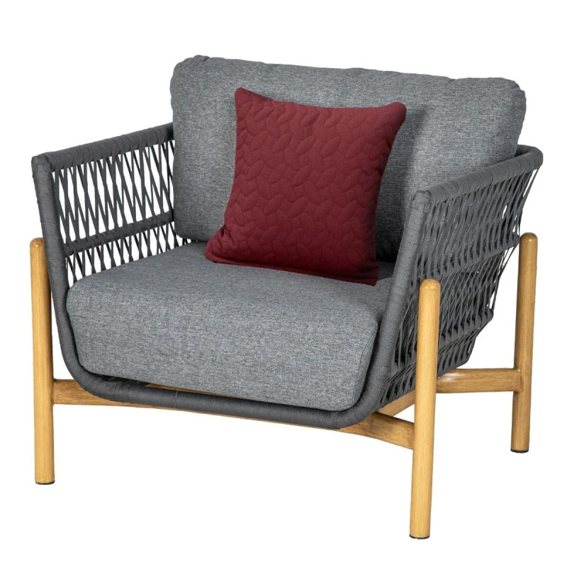 Salon De Jardin 5 Places Rubby Graphite Hespéride 7 Salon De Jardin 5 Places Rubby Graphite Hespéride – Image 5