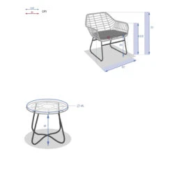 Salon Détente Extérieur Lambada 2 Places Hespéride 21 Salon Détente Extérieur Lambada 2 Places Hespéride -Jardin Meubles Magasin salon detente exterieur lambada 2 places hesperide 9