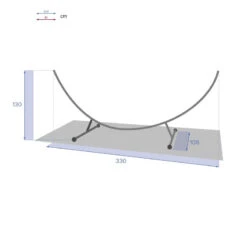 Support Hamac Demi-lune 3m30 Hespéride 9 Support Hamac Demi-lune 3m30 Hespéride -Jardin Meubles Magasin support hamac l3m30 hesperide 3