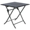 Table Alu Pliante Azua 2 Places Graphite Hespéride -Jardin Meubles Magasin table aluminium azua 2 places noir graphite hesperide