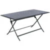 Table Aluminium Azua 6 Places Graphite Hespéride -Jardin Meubles Magasin table aluminium azua 6 places graphite hesperide