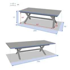 Table Axiome Extensible Ardoise 12 P Hespéride -Jardin Meubles Magasin table axiome extensible ardoise 12 p hesperide 3