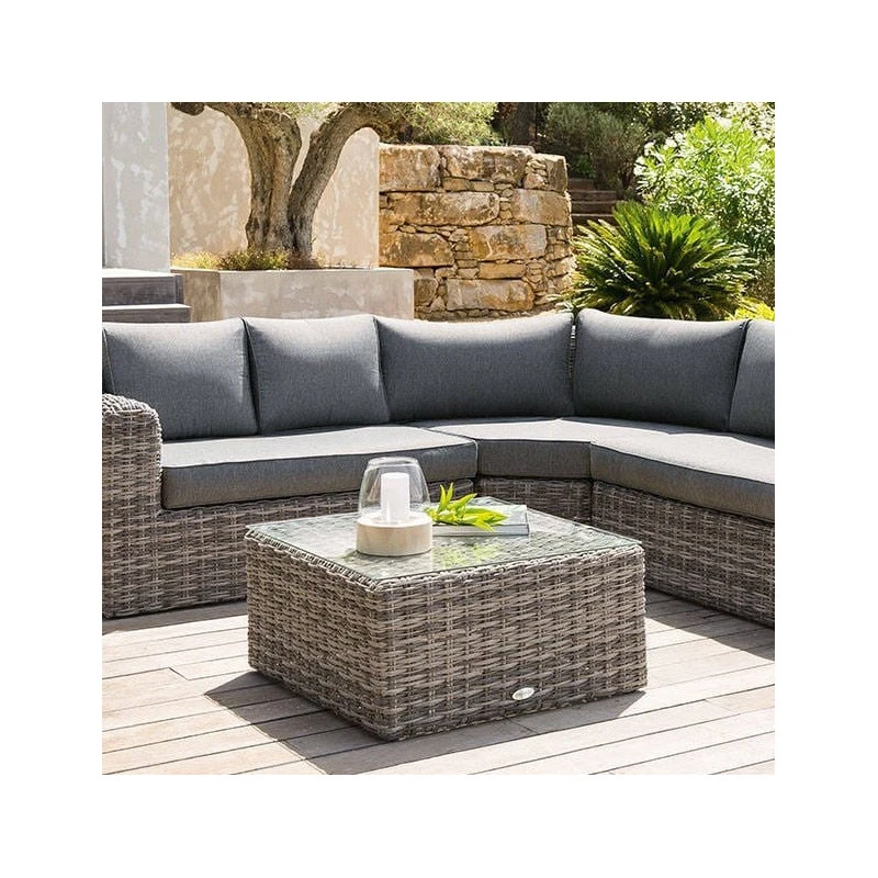 Table Basse Carrée Moorea Terre D'ombre Hespéride 4 Table Basse Carrée Moorea Terre D'ombre Hespéride – Image 2