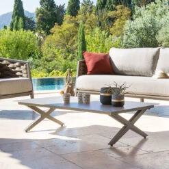 Table Basse Extérieure Embruns Praline Hespéride 6 Table Basse Extérieure Embruns Praline Hespéride -Jardin Meubles Magasin table basse exterieure embruns praline hesperide 1