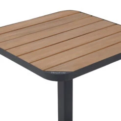 Table Bistro Carrée Tyla Acacia Et Acier Hespéride -Jardin Meubles Magasin table bistro carree tyla acacia et acier hesperide 2