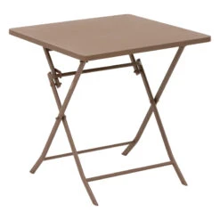 Table Carrée Pliante Greensboro 2p Bronze Hespéride