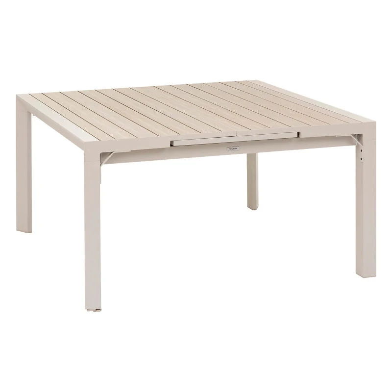 Table De Jardin Extensible Carrée Evasion Lin Et Argile Hespéride 4 Table De Jardin Extensible Carrée Evasion Lin Et Argile Hespéride – Image 2