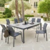 Table De Jardin Extensible Carrée Evasion Seigle Et Graphite Hespéride -Jardin Meubles Magasin table de jardin extensible carree evasion seigle graphite hesperide