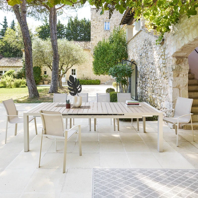 Table Extensible 10p Evasion Lin Et Argile Hespéride 3 Table Extensible 10p Evasion Lin Et Argile Hespéride