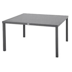 Table Carrée Fixe Piazza 8 P. Graphite Hespéride 7 Table Carrée Fixe Piazza 8 P. Graphite Hespéride -Jardin Meubles Magasin table fixe carree piazza coloris noir graphite hesperide 1