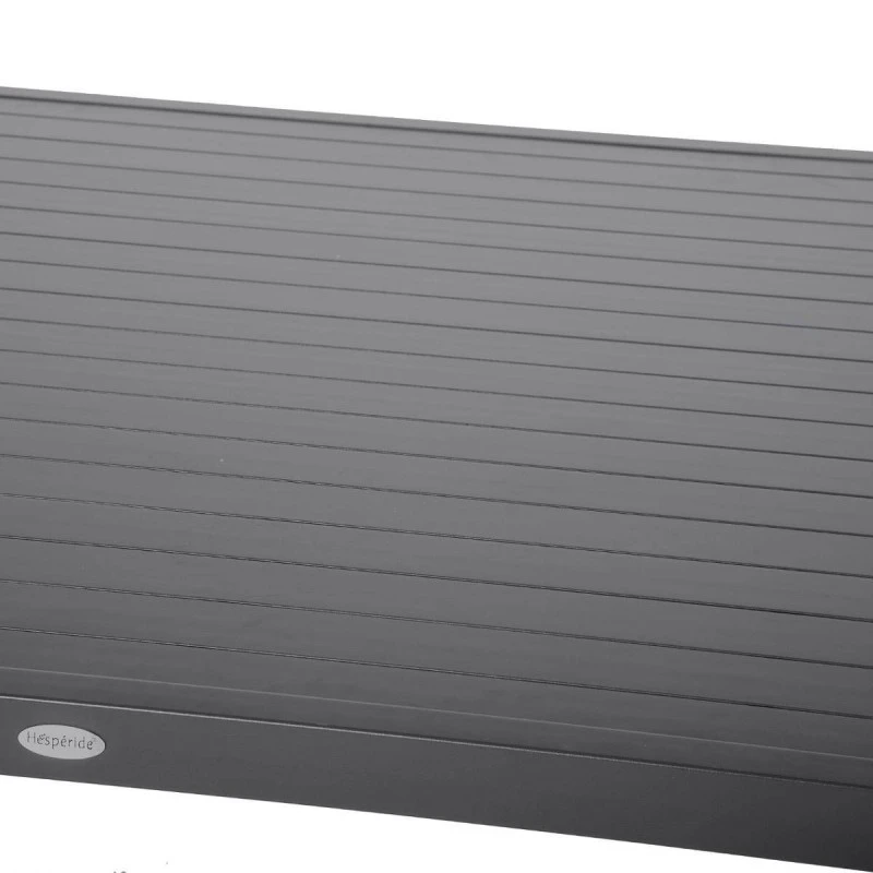 Table Carrée Fixe Piazza 8 P. Graphite Hespéride 5 Table Carrée Fixe Piazza 8 P. Graphite Hespéride – Image 3