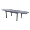 Table Rectangulaire Ext. Verre Piazza 10 P. Graphite Hespéride 1 Table Rectangulaire Ext. Verre Piazza 10 P. Graphite Hespéride -Jardin Meubles Magasin table piazza extensible 10 personnes anthracite graphite hesperide
