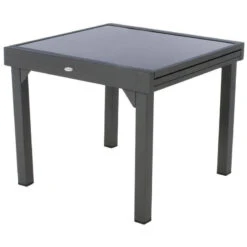Table Piazza Extensible 8 Personnes Anthracite/graphite -Jardin Meubles Magasin table piazza extensible 8 personnes anthracite graphite 2