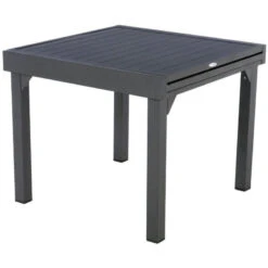 Table Rectangulaire Extensible Piazza 8 P. Graphite Hespéride -Jardin Meubles Magasin table rectangulaire extensible piazza 8 personnes graphite hesperide 2