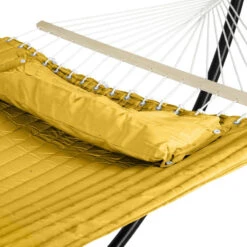 Toile De Hamac Matelassé Akio Jaune Sans Pied Hespéride 5 Toile De Hamac Matelassé Akio Jaune Sans Pied Hespéride -Jardin Meubles Magasin toile de hamac matelasse akio jaune sans pied hesperide 1