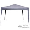 Toile De Tonnelle Easy Up Coloris Ardoise Hespéride -Jardin Meubles Magasin toile de tonnelle easy up coloris ardoise hesperide