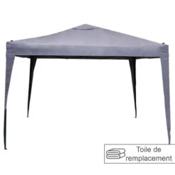 Jardin Meubles Magasin 35 Toile De Tonnelle Easy Up Coloris Ardoise Hespéride