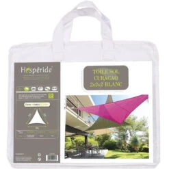 Toile Solaire 2x2x2m Curacao Blanc Hespéride -Jardin Meubles Magasin toile solaire 2x2x2m luxe hesperide curacao blanc 2