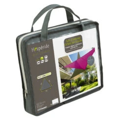 Toile Solaire 4x4x4m Curacao Gris Hespéride 11 Toile Solaire 4x4x4m Curacao Gris Hespéride -Jardin Meubles Magasin toile solaire 4x4x4m luxe hesperide curacao gris 3