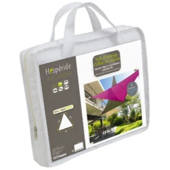 Toile Solaire 5x5x5m Curacao Blanc Hespéride 11 Toile Solaire 5x5x5m Curacao Blanc Hespéride -Jardin Meubles Magasin toile solaire 5x5x5m luxe hesperide curacao blanc 3