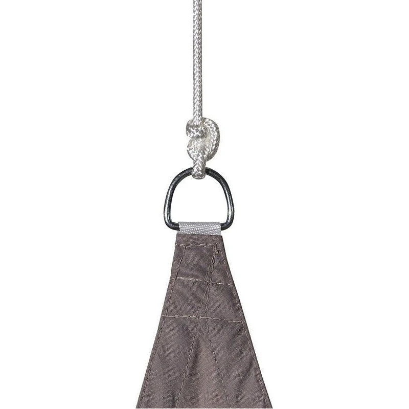 Toile Solaire 5x5x5m Curacao Taupe Hespéride 4 Toile Solaire 5x5x5m Curacao Taupe Hespéride – Image 2