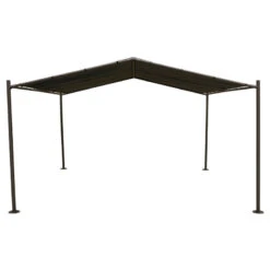 Tonnelle Certeli Carrée Forme Abri Coloris Graphite/ardoise -Jardin Meubles Magasin tonnelle certeli carree forme abri coloris graphite ardoise 4