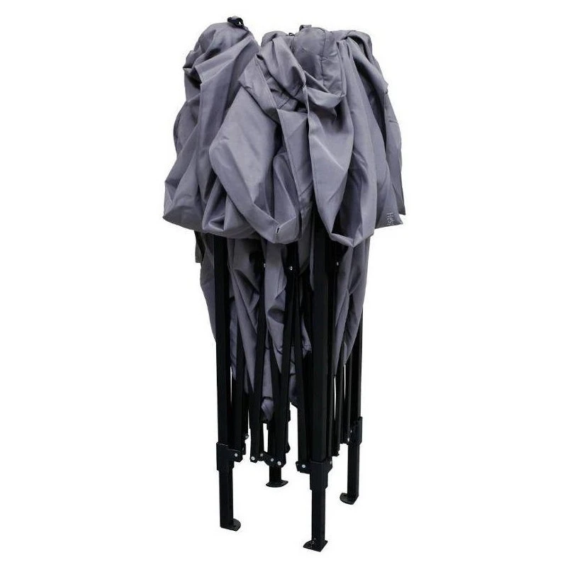 Tonnelle Pliante Carrée Hespéride 3x3m Easy Up Gris Ardoise 6 Tonnelle Pliante Carrée Hespéride 3x3m Easy Up Gris Ardoise – Image 4