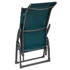 Transat 2 Positions Bleu Canard / Graphite Decima Hespéride -Jardin Meubles Magasin transat 2 positions bleu canard graphite decima hesperide 3