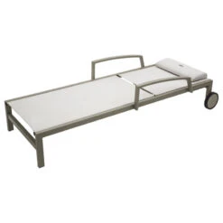 Transat Ocala Inclinable Noisette/tonka Hespéride -Jardin Meubles Magasin transat ocala inclinable coloris noisette taupe hesperide 3