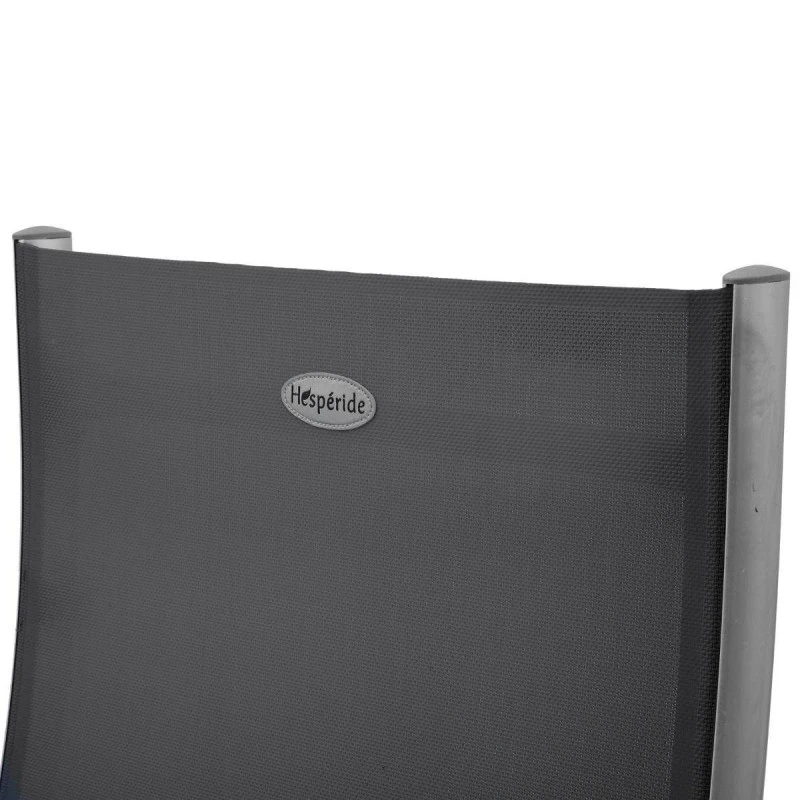 Transat Samba Pliable Et Empilable Gris Ardoise Hespéride 9 Transat Samba Pliable Et Empilable Gris Ardoise Hespéride – Image 7